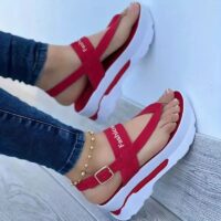 Women's Platform Thong Sandals