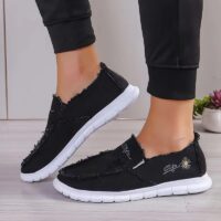 Women's Floral Embroidery Casual Loafers